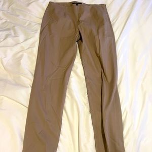 Theory tan pants size 8